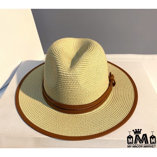 PANAMA - CHAPEAU DE PAILLE - LUXUEUX EN DOUBLE GALONS 40,99 € | My Major Market