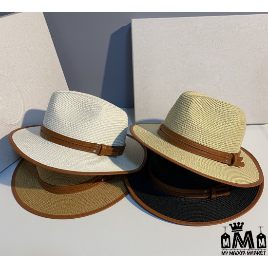 PANAMA - CHAPEAU DE PAILLE - LUXUEUX EN DOUBLE GALONS 40,99 € | My Major Market