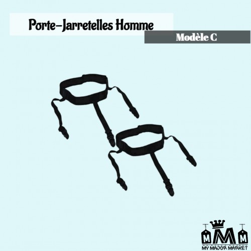 PORTE-JARRETELLES CHEMISE HOMME - PAIRE À CLIPS ANTI-DÉRAPANTES  20,99 € | My Major Market