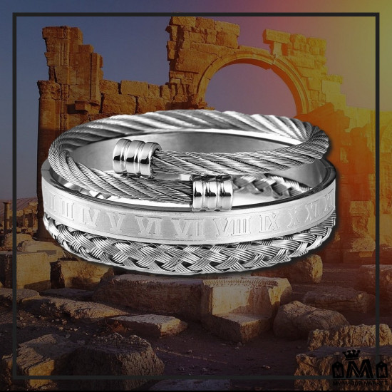 BRACELETS HOMME - 3 PIÈCES TITANE - ROME & CHIC 30.99 € | My Major Market