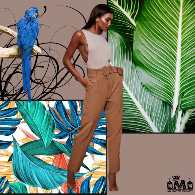 PANTALON TAILLE HAUTE - CEINTURÉ - SEXY CHIC - 2021 35,99 € | My Major Market