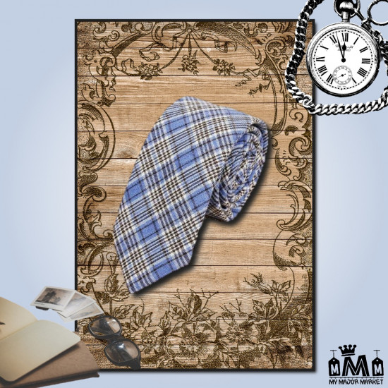 CRAVATE VINTAGE HOMME - PURE COTON - CARREAUX ULTIME 19,99 € | My Major Market