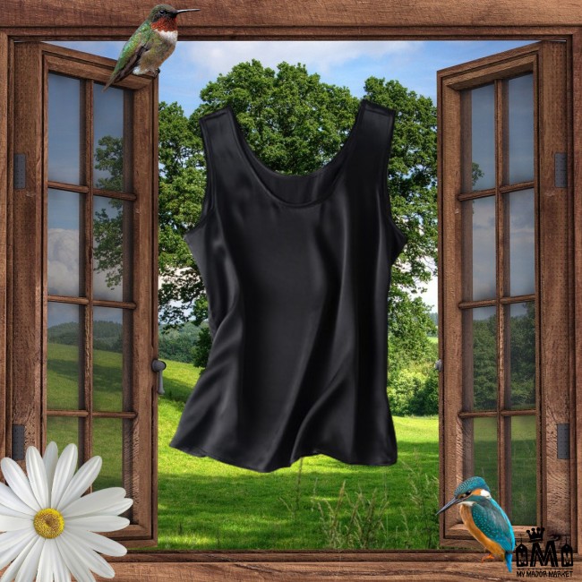 DÉBARDEUR FEMME - SOIE NATURELLE - SLEEK & CHIC 45,99 € | My Major Market DÉBARDEUR FEMME - SOIE NATURELLE - SLEEK & CHIC 45,99 € | My Major Market