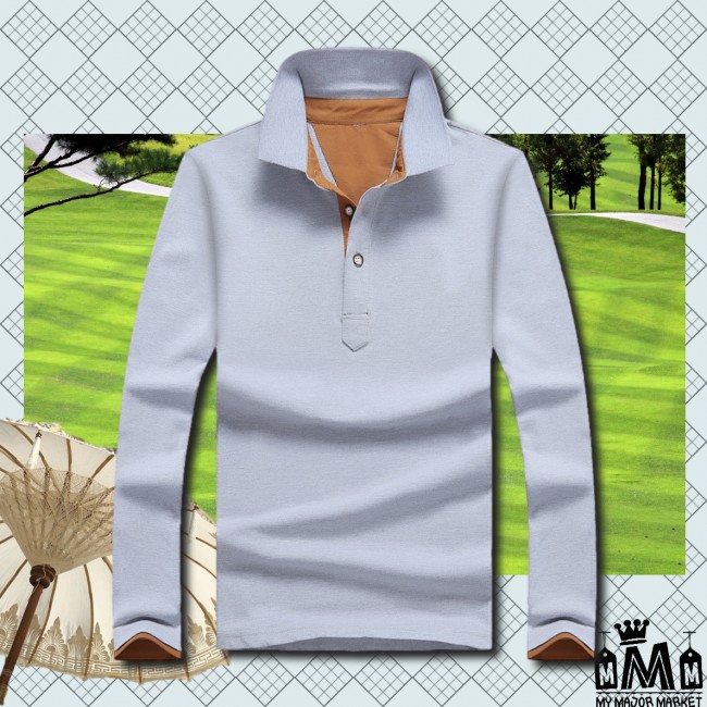 POLO MANCHES LONGUES - COTON & RAFFINÉ -  39,99 € | My Major Market