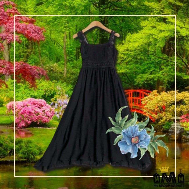 ROBE BOHÈME - BRETELLES EN DENTELLES - UN AIR DE TENDRESSE - SAISON 2021 35,99 € | My Major Market ROBE BOHÈME - BRETELLES EN DENTELLES - UN AIR DE TENDRESSE - SAISON 2021 35,99 € | My Major Market