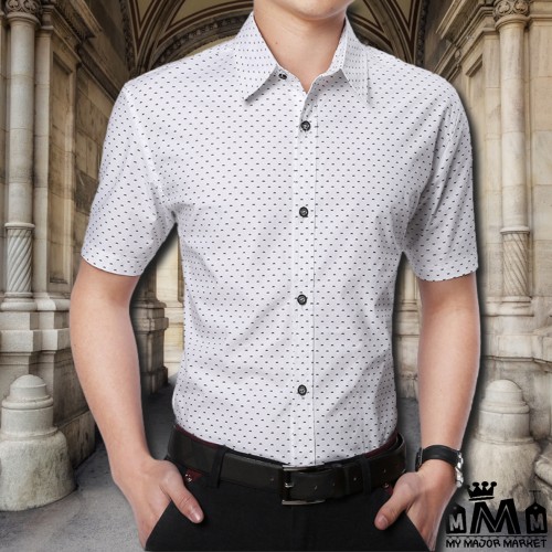 CHEMISE HOMME - CINTRÉE - MANCHES COURTES - IMPRIMÉS 30,99 € | My Major Market