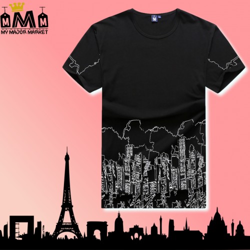 T-SHIRT MANCHES COURTES - COTON - CITY ON LINE - SAISON 2021 39,99 € | My Major Market