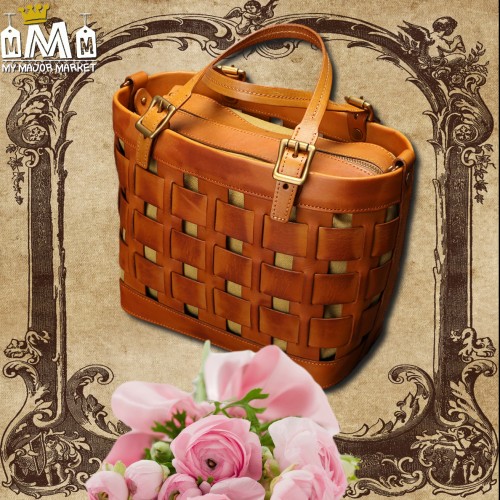 SAC CABAS POUR FEMME - LUXUEUX & LATTICE - 100% CUIR 299,99 € | My Major Market