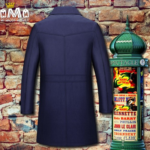 TRENCH COAT ÉLÉGANT POUR HOMME - SAISONS PRINTEMPS-AUTOMNE 142,16 € | My Major Market