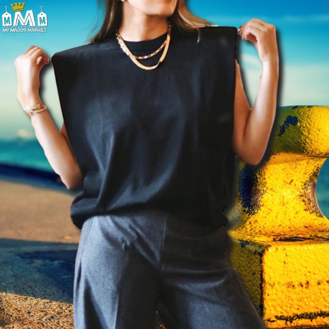 T-SHIRT FEMME - ÉPAULES REMBOURRÉES - SAISON ÉTÉ 35,99 € | My Major Market T-SHIRT FEMME - ÉPAULES REMBOURRÉES - SAISON ÉTÉ 35,99 € | My Major Market