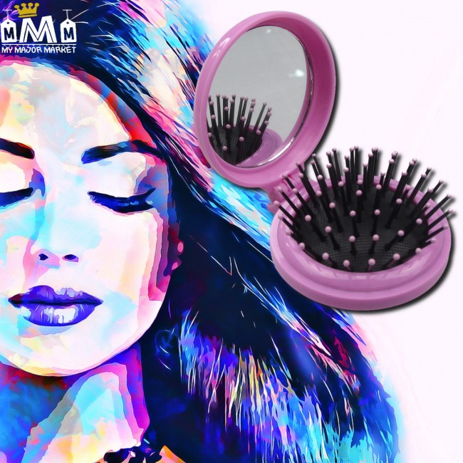 MINI-BROSSE & MIROIR DE POCHE 12,99 € | My Major Market