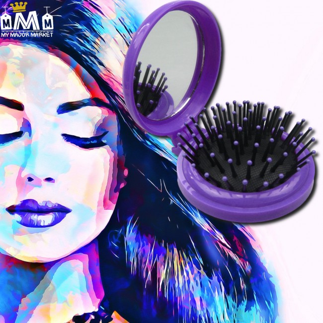 MINI-BROSSE & MIROIR DE POCHE 12,99 € | My Major Market MINI-BROSSE & MIROIR DE POCHE 12,99 € | My Major Market