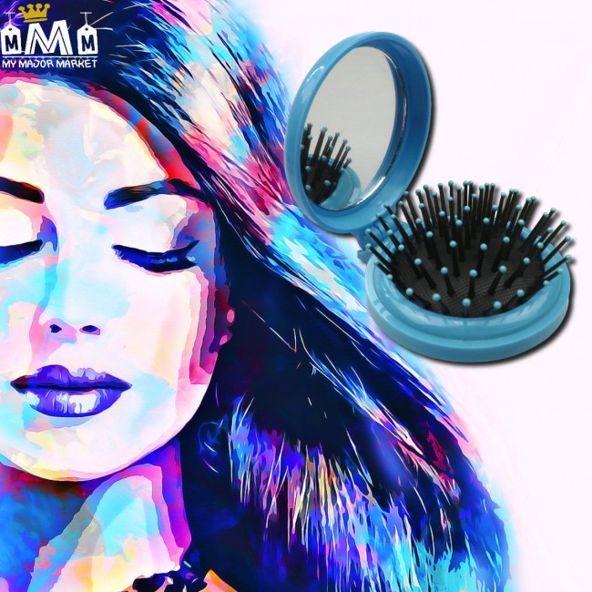 MINI-BROSSE & MIROIR DE POCHE 12,99 € | My Major Market MINI-BROSSE & MIROIR DE POCHE 12,99 € | My Major Market