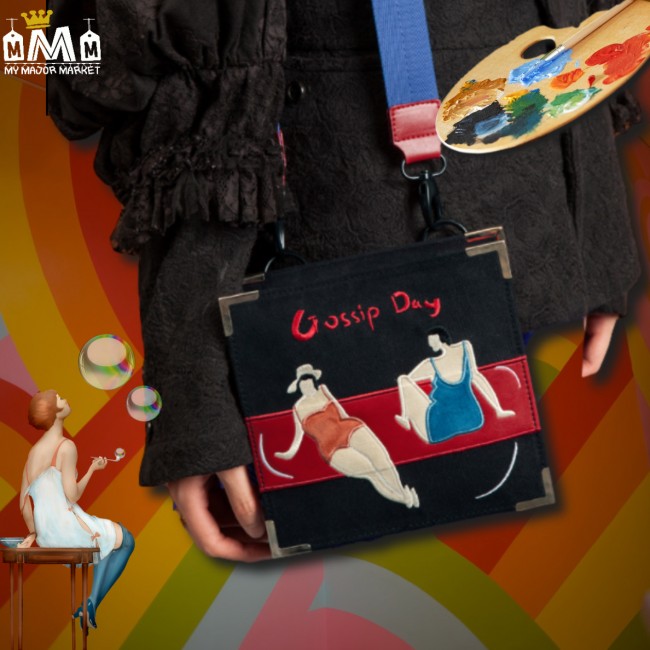 SAC BANDOULIÈRE FEMME - BRODERIE & CUIR - ARTISANALE 69,99 € | My Major Market SAC BANDOULIÈRE FEMME - BRODERIE & CUIR - ARTISANALE 69,99 € | My Major Market