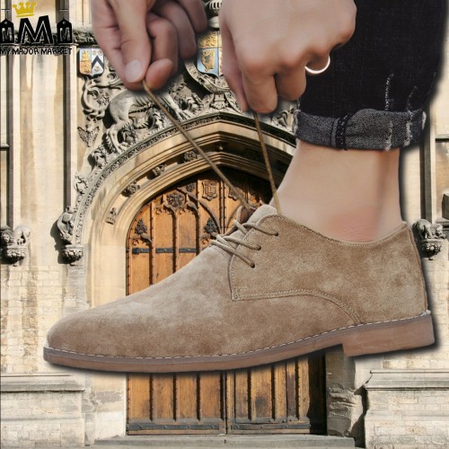 DERBY POUR HOMME - CUIR SUÉDÉ VÉRITABLE - STYLE CASUAL 72,99 € | My Major Market