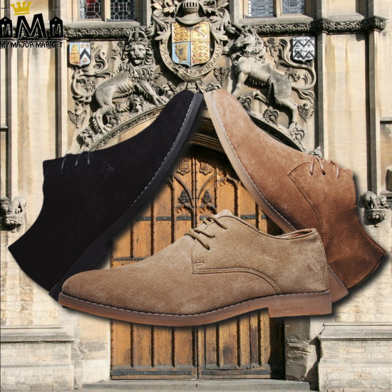 DERBY POUR HOMME - CUIR SUÉDÉ VÉRITABLE - STYLE CASUAL 72,99 € | My Major Market