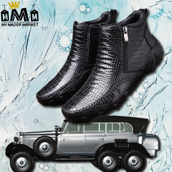 BOTTINES RÉTRO POUR HOMMES - CUIR VÉRITABLE - 2 STYLES 79,99 € | My Major Market