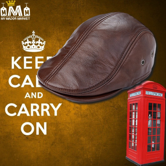 BÉRET POUR HOMME - STYLE BRITISH - 100% CUIR 39,99 € | My Major Market