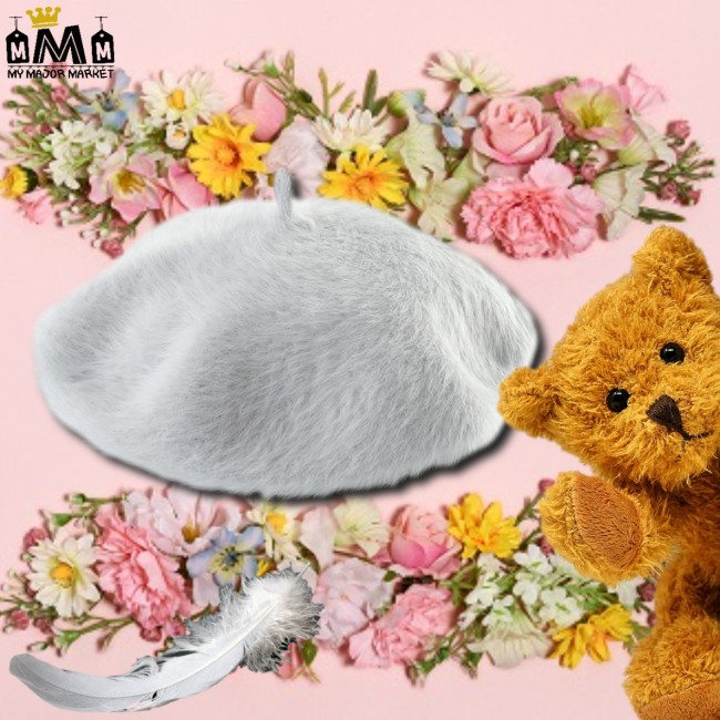 BÉRET POUR FEMME - ANGORA 25,99 € | My Major Market BÉRET POUR FEMME - ANGORA 25,99 € | My Major Market
