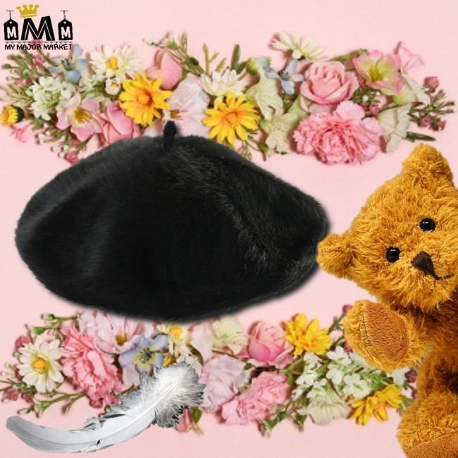 BÉRET POUR FEMME - ANGORA 25,99 € | My Major Market BÉRET POUR FEMME - ANGORA 25,99 € | My Major Market