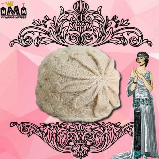 BONNET POUR FEMME - CROCHET - RÉTRO 22,99 € | My Major Market