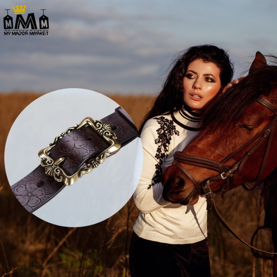 CEINTURE POUR FEMME - 100% CUIR - WESTERN GIRL 35.99 € | My Major Market