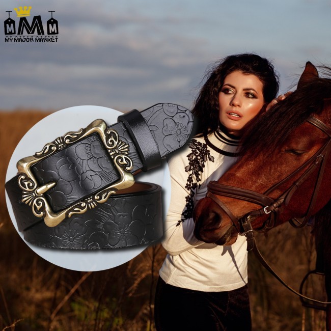 CEINTURE POUR FEMME - 100% CUIR - WESTERN GIRL 29,99 € | My Major Market CEINTURE POUR FEMME - 100% CUIR - WESTERN GIRL 29,99 € | My Major Market