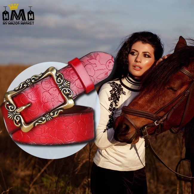 CEINTURE POUR FEMME - 100% CUIR - WESTERN GIRL 29,99 € | My Major Market CEINTURE POUR FEMME - 100% CUIR - WESTERN GIRL 29,99 € | My Major Market