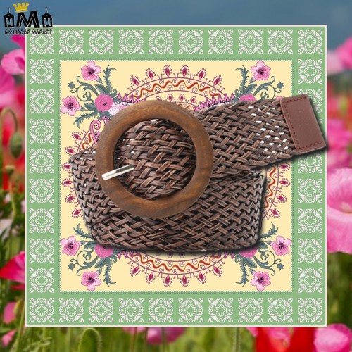 CEINTURE POUR FEMME - PAILLE TRESSÉE 15,99 € | My Major Market