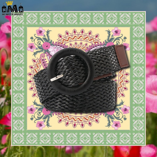 CEINTURE POUR FEMME - PAILLE TRESSÉE 15,99 € | My Major Market