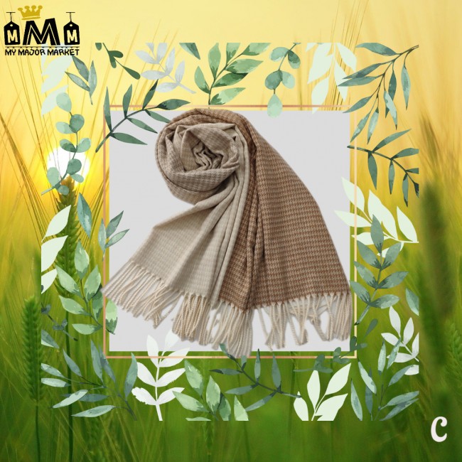 CHÂLE POUR FEMME - TRICOTÉ & PIED DE POULE 29,99 € | My Major Market CHÂLE POUR FEMME - TRICOTÉ & PIED DE POULE 29,99 € | My Major Market