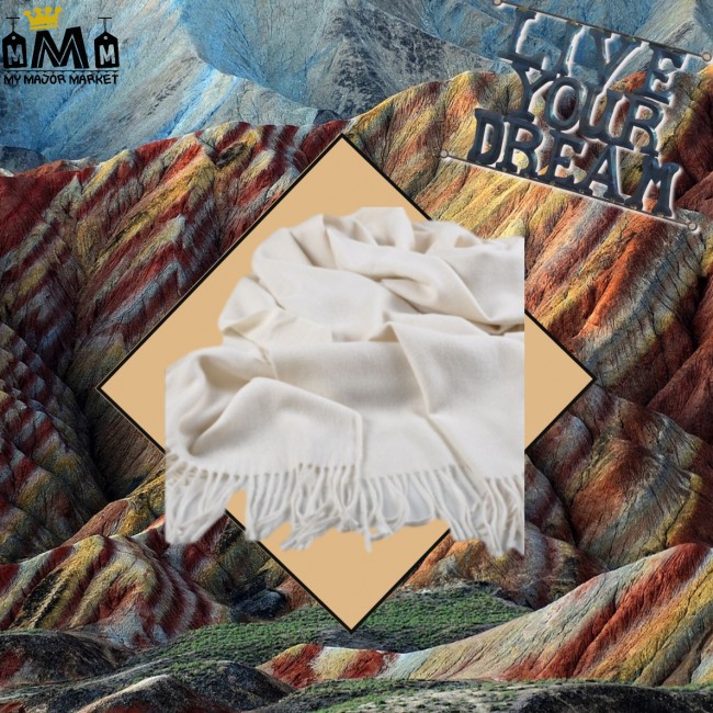 ÉCHARPE EN CACHEMIRE - TAILLE UNIQUE - LUXE EN DOUCEUR 119,99 € | My Major Market ÉCHARPE EN CACHEMIRE - TAILLE UNIQUE - LUXE EN DOUCEUR 119,99 € | My Major Market