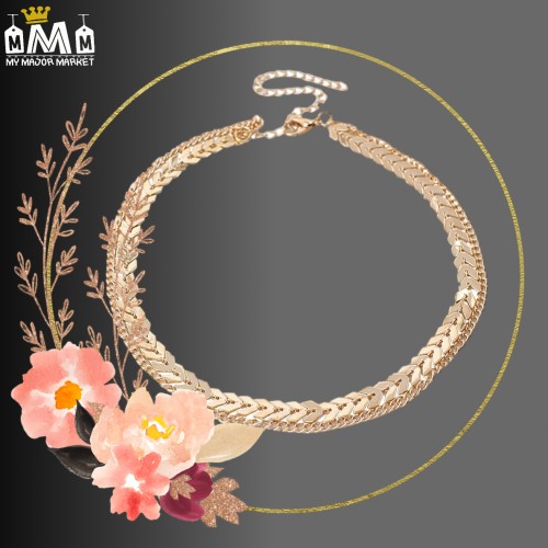 COLLIER FEMME - RAS DE COU - 2 CHAÎNES 15,99 € | My Major Market