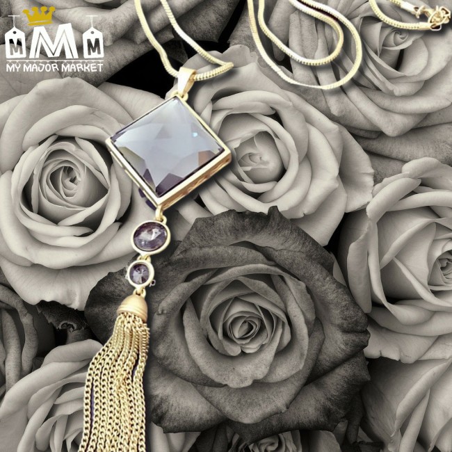 SAUTOIR FEMME - PENDENTIF CRISTAL 25,99 € | My Major Market SAUTOIR FEMME - PENDENTIF CRISTAL 25,99 € | My Major Market