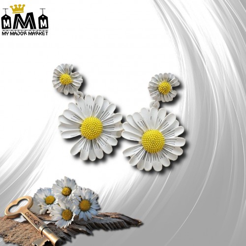 BOUCLES D'OREILLES FEMME - DOUCES MARGUERITES 32,99 € | My Major Market