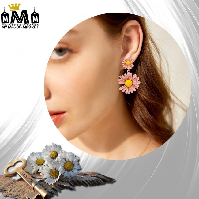 BOUCLES D'OREILLES FEMME - DOUCES MARGUERITES 32,99 € | My Major Market BOUCLES D'OREILLES FEMME - DOUCES MARGUERITES 32,99 € | My Major Market