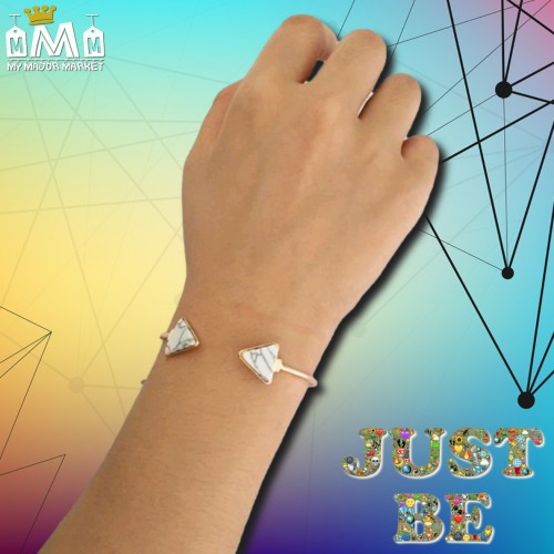 BRACELET JONC FEMME - TRIANGLES MARBRÉS 19,99 € | My Major Market