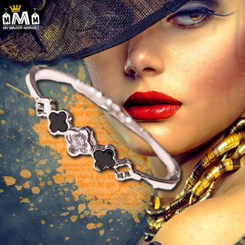 BRACELET FEMME - STRASS & GÉOMÉTRIQUE 15,99 € | My Major Market