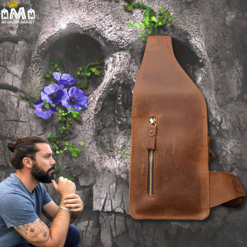 SAC BESACE HOMME - CUIR ARTISANAL 144,99 € | My Major Market