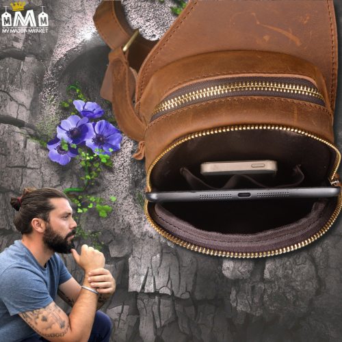 SAC BESACE HOMME - CUIR ARTISANAL 144,99 € | My Major Market