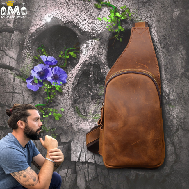 SAC BESACE HOMME - CUIR ARTISANAL 99,99 € | My Major Market SAC BESACE HOMME - CUIR ARTISANAL 99,99 € | My Major Market