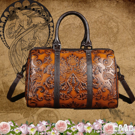 SAC À MAIN DOCTOR'S BAG - EMBOSSÉ ARTISANAL - 100% CUIR 119,99 € | My Major Market