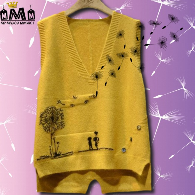 PULL SANS MANCHES - FLEUR AU VENT 31,99 € | My Major Market PULL SANS MANCHES - FLEUR AU VENT 31,99 € | My Major Market