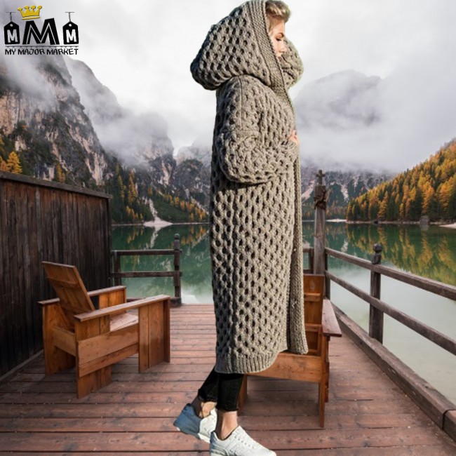 GILET MAXI FEMME - GROSSE MAILLE - AUTOMNE -HIVER 79,99 € | My Major Market GILET MAXI FEMME - GROSSE MAILLE - AUTOMNE -HIVER 79,99 € | My Major Market