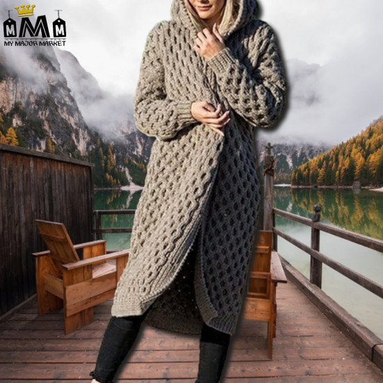 GILET MAXI FEMME - GROSSE MAILLE - AUTOMNE -HIVER 79,99 € | My Major Market