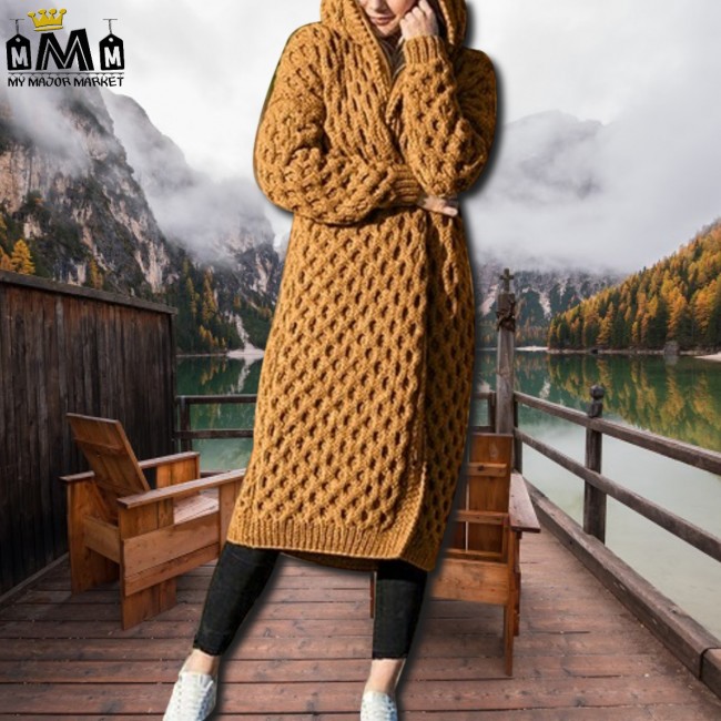 GILET MAXI FEMME - GROSSE MAILLE - AUTOMNE -HIVER 79,99 € | My Major Market GILET MAXI FEMME - GROSSE MAILLE - AUTOMNE -HIVER 79,99 € | My Major Market