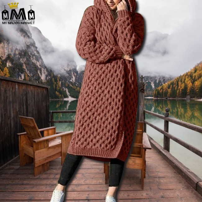GILET MAXI FEMME - GROSSE MAILLE - AUTOMNE -HIVER 79,99 € | My Major Market GILET MAXI FEMME - GROSSE MAILLE - AUTOMNE -HIVER 79,99 € | My Major Market