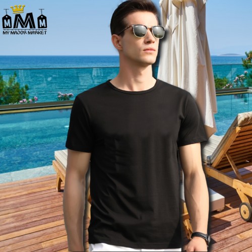 T-SHIRT HOMME - COTON MERCERISÉ - NOBLE & SOYEUX 43,99 € | My Major Market