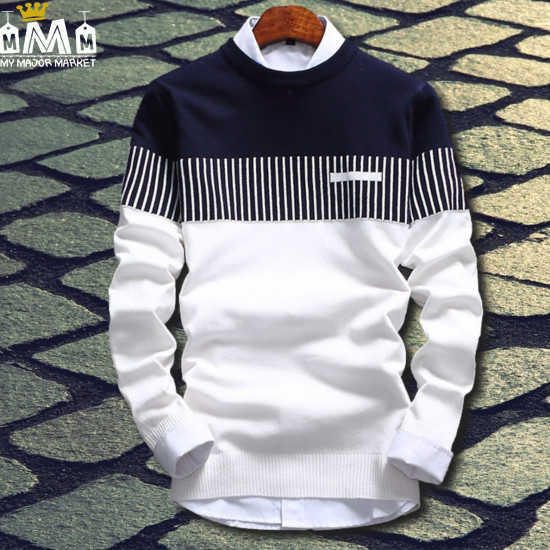 PULL HOMME DESIGN - MANCHES LONGUES - SAISONS AUTOMNE-HIVER 39,99 € | My Major Market