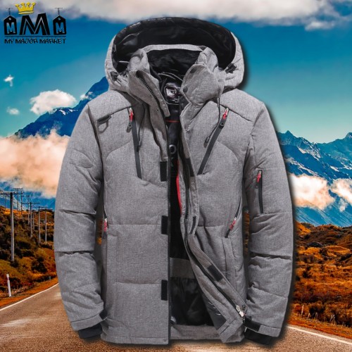 PARKA À CAPUCHE POUR HOMME - DUVET DE CANARD - MULTIPOCHES - SAISONS AUTOMNE-HIVER 230,00 € | My Major Market